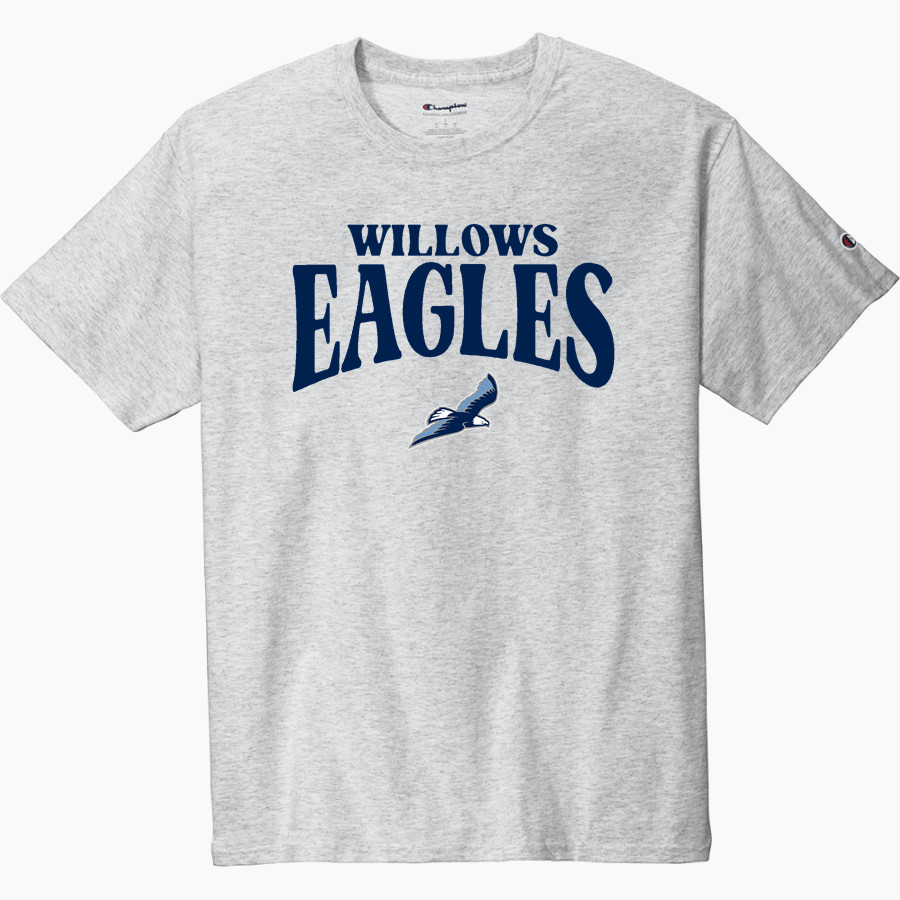 WILLOWS ACADEMY Eagles <span class="pdp-name-mascot">Willows Eagles</span> Champion Men's Heritage 6-Oz. Jersey Tee