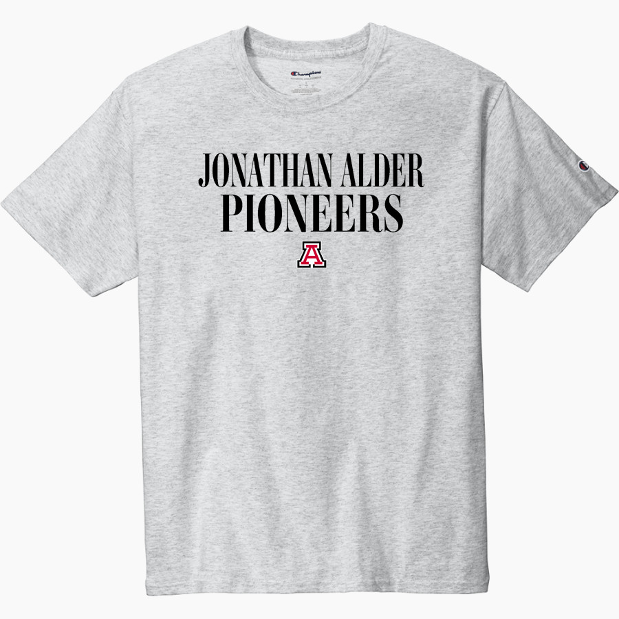 JONATHAN ALDER HIGH SCHOOL PIONEERS <span class="pdp-name-mascot">JONATHAN ALDER PIONEERS</span> Champion Men's Heritage 6-Oz. Jersey Tee