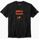 Giltner Hornets <span class="pdp-name-mascot">Giltner Hornets</span> Champion Men's Heritage 6-Oz. Jersey Tee Front Thumbnail