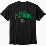 DELTA HIGH SCHOOL PANTHERS <span class="pdp-name-mascot">DELTA PANTHERS</span> Champion Men's Heritage 6-Oz. Jersey Tee Front Thumbnail