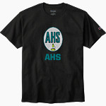 Academy of Health Sciences Charter School <span class="pdp-name-mascot">AHS Blue Healers</span> Champion Men's Heritage 6-Oz. Jersey Tee Front Thumbnail