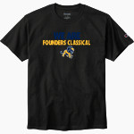 Founders Classical Lions <span class="pdp-name-mascot">Founders Classical Lions</span> Champion Men's Heritage 6-Oz. Jersey Tee Front Thumbnail