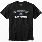 STEM Innovation Academy of the Oranges we rise together <span class="pdp-name-mascot">STEM Phoenix</span> Champion Men's Heritage 6-Oz. Jersey Tee Front Thumbnail