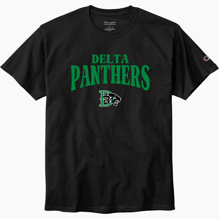 DELTA HIGH SCHOOL PANTHERS <span class="pdp-name-mascot">DELTA PANTHERS</span> Champion Men's Heritage 6-Oz. Jersey Tee
