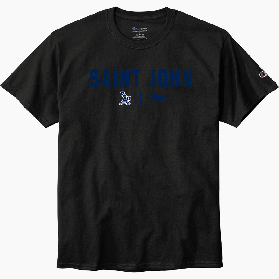 SAINT JOHN HERALDS <span class="pdp-name-mascot">SAINT JOHN HERALDS</span> Champion Men's Heritage 6-Oz. Jersey Tee