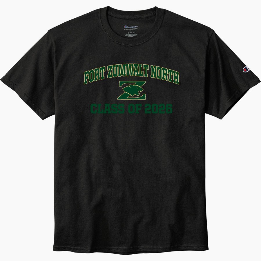 FORT ZUMWALT NORTH HIGH SCHOOL PANTHERS <span class="pdp-name-mascot">FORT ZUMWALT NORTH PANTHERS</span> Champion Men's Heritage 6-Oz. Jersey Tee