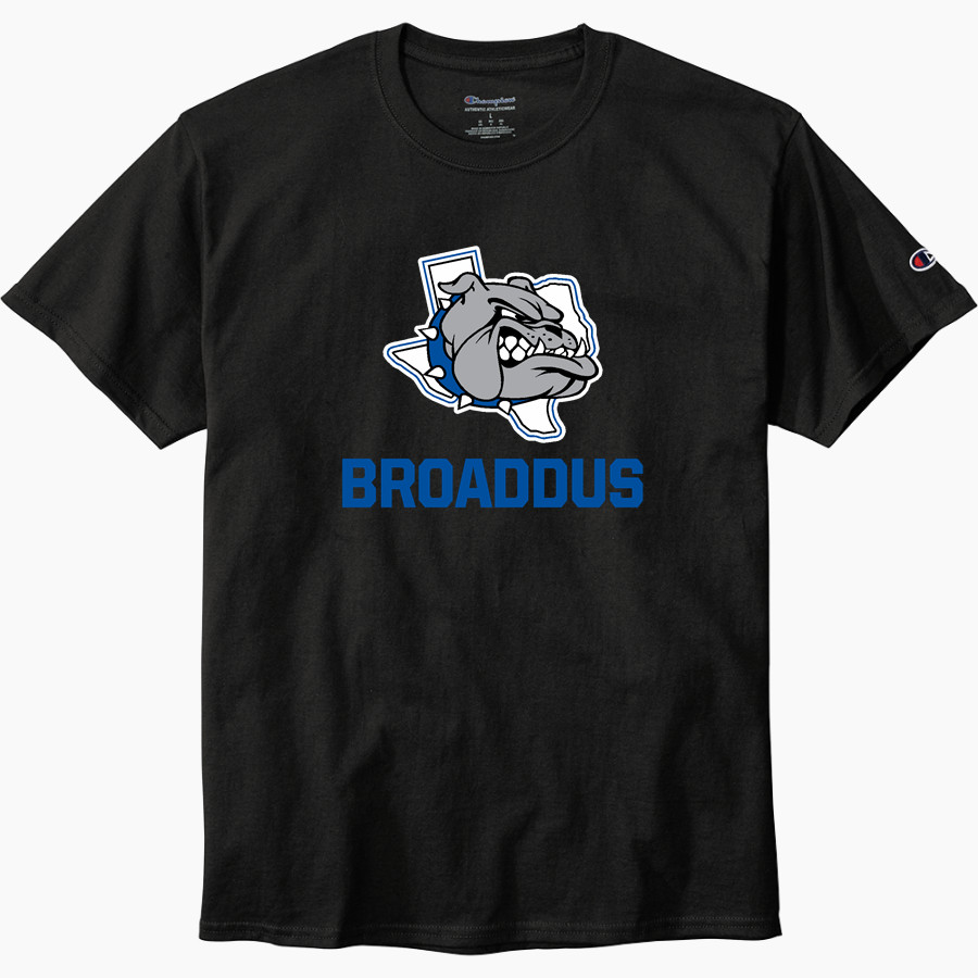 BROADDUS HIGH SCHOOL BULLDOGS <span class="pdp-name-mascot">BROADDUS BULLDOGS</span> Champion Men's Heritage 6-Oz. Jersey Tee