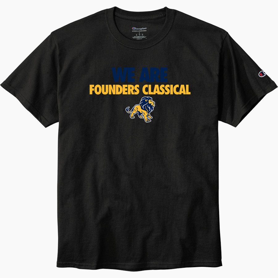 Founders Classical Lions <span class="pdp-name-mascot">Founders Classical Lions</span> Champion Men's Heritage 6-Oz. Jersey Tee