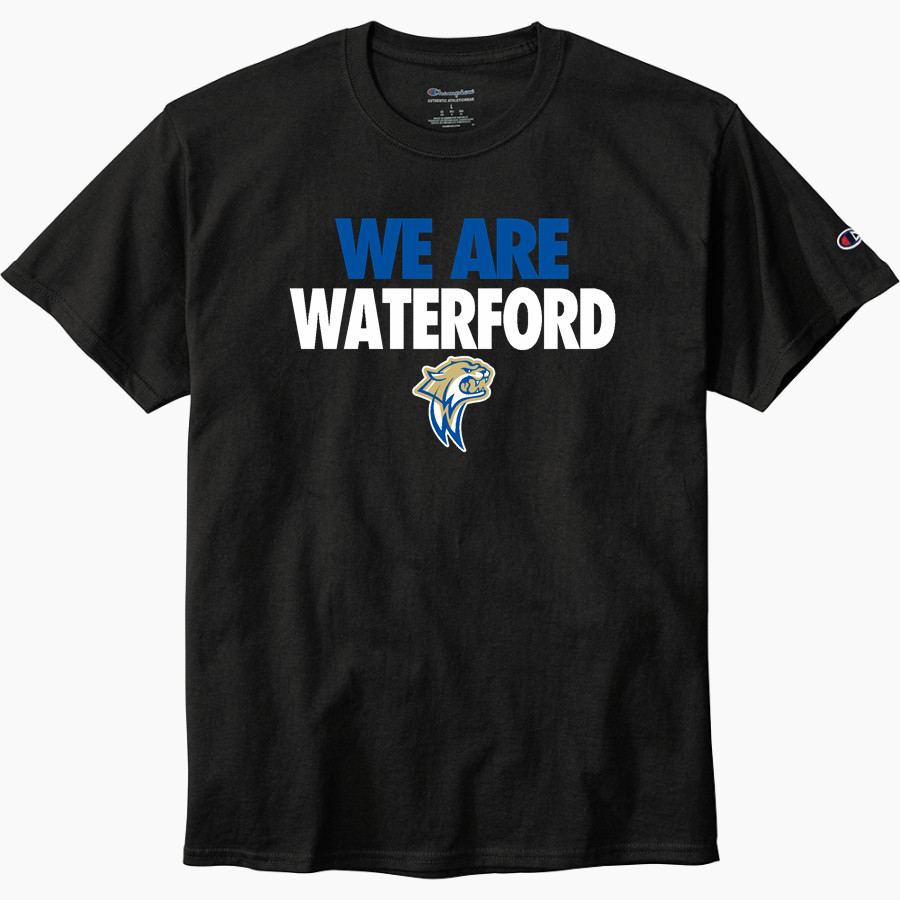 WATERFORD HIGH SCHOOL WILDCATS <span class="pdp-name-mascot">WATERFORD WILDCATS</span> Champion Men's Heritage 6-Oz. Jersey Tee