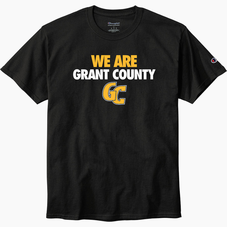 Grant County Braves The Official Online Store <span class="pdp-name-mascot">Grant County Braves</span> Champion Men's Heritage 6-Oz. Jersey Tee
