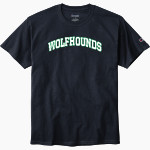 St. Patrick's Academy Wolfhounds <span class="pdp-name-mascot">Great Falls Central Catholic H S Mustangs</span> Champion Men's Heritage 6-Oz. Jersey Tee Front Thumbnail