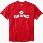 Germantown Red Devils <span class="pdp-name-mascot">Germantown Red Devils</span> Champion Men's Heritage 6-Oz. Jersey Tee Front Thumbnail