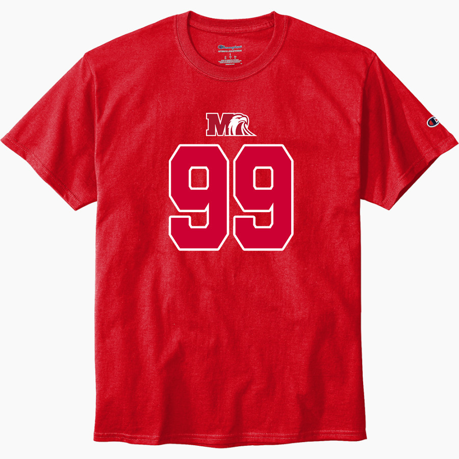 Milford Eagles <span class="pdp-name-mascot">Milford Eagles</span> Champion Men's Heritage 6-Oz. Jersey Tee