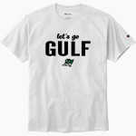 Gulf Buccaneers <span class="pdp-name-mascot">Gulf Buccaneers</span> Champion Men's Heritage 6-Oz. Jersey Tee Front Thumbnail