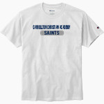 Carrollton Christian Academy Saints <span class="pdp-name-mascot">Carrollton Christian Academy Saints</span> Champion Men's Heritage 6-Oz. Jersey Tee Front Thumbnail