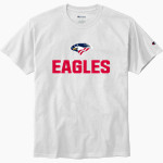Model Secondary School for the Deaf Eagles <span class="pdp-name-mascot">Laurent Clerc Eagles</span> Champion Men's Heritage 6-Oz. Jersey Tee Front Thumbnail