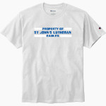 St John's Lutheran Eagles <span class="pdp-name-mascot">St John Lutheran School Eagles</span> Champion Men's Heritage 6-Oz. Jersey Tee Front Thumbnail