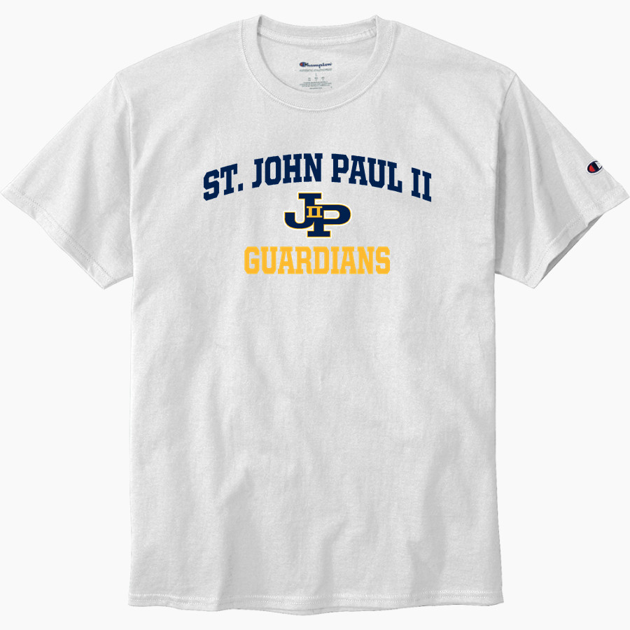 St. JOHN PAUL II CATHOLIC GUARDIANS ONLINE STORE <span class="pdp-name-mascot">JOHN PAUL II GUARDIANS</span> Champion Men's Heritage 6-Oz. Jersey Tee