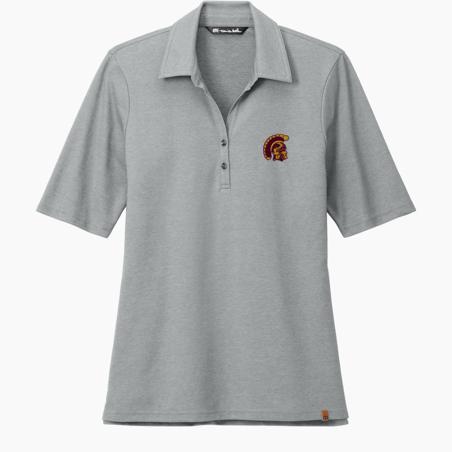 CHARLOTTE HIGH SCHOOL TROJANS TravisMathew Women's Sunsetters Polo