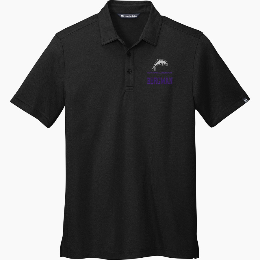 Bergman Dolphins <span class="pdp-name-mascot">Frank V. Bergman Elementary Dolphins</span> TravisMathew Men's Coto Performance Polo