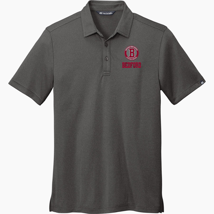 BEDFORD SCHOOLS KICKING MULES <span class="pdp-name-mascot">BEDFORD PUBLIC KICKING MULES</span> TravisMathew Men's Coto Performance Polo