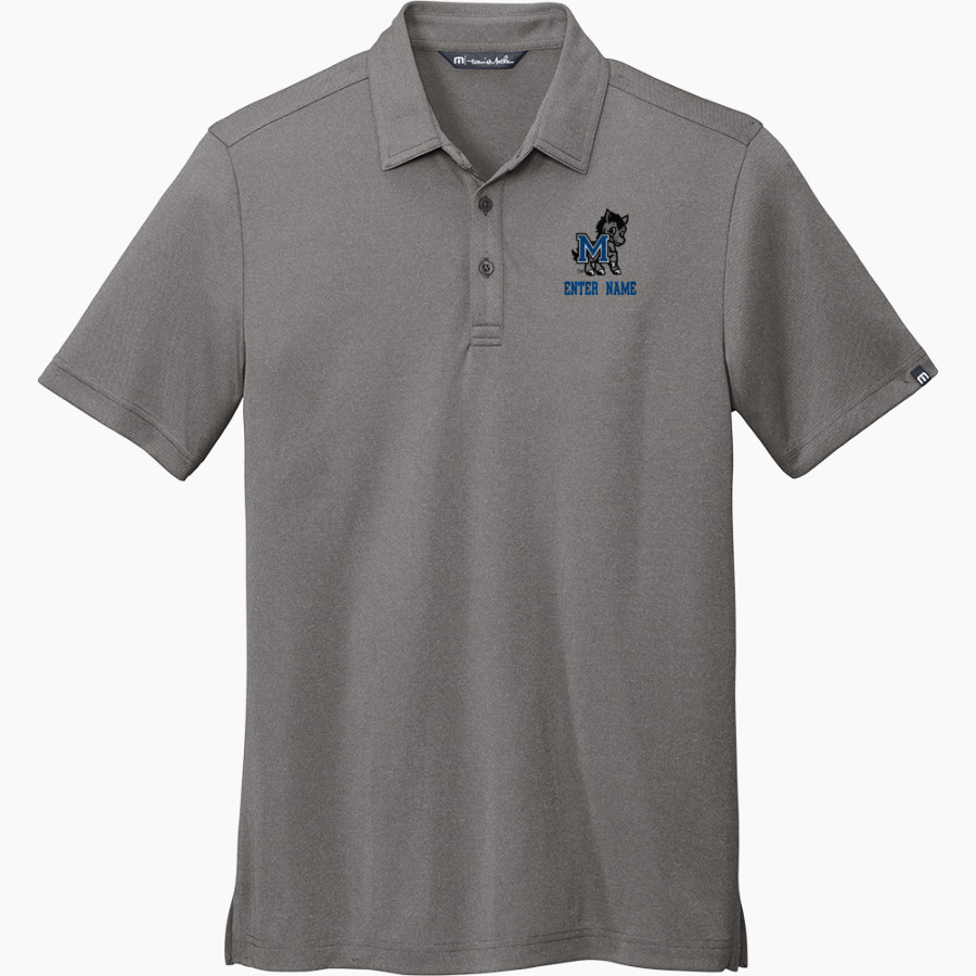 MacArthur Elementary Mustangs <span class="pdp-name-mascot">McArthur Elementary</span> TravisMathew Men's Coto Performance Polo