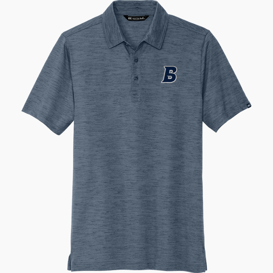 Brandeis Judges Online Store <span class="pdp-name-mascot">Brandeis Judges</span> TravisMathew Men's Auckland Slub Polo