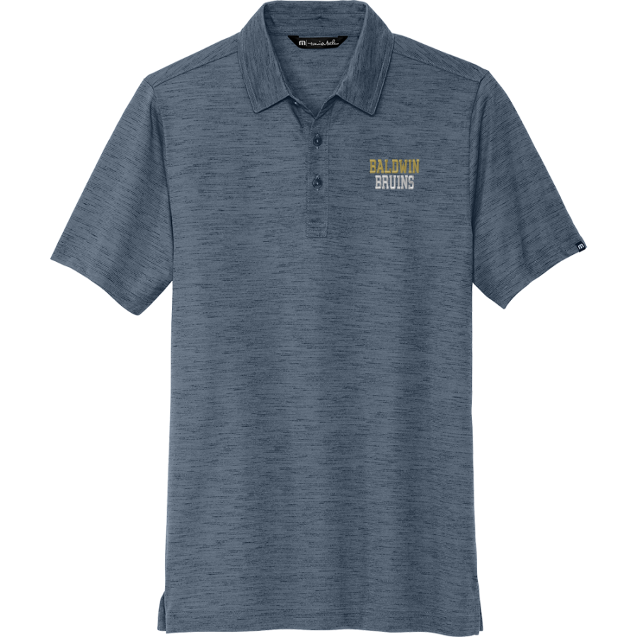 BALDWIN HIGH SCHOOL BRUINS <span class="pdp-name-mascot">BALDWIN BRUINS</span> TravisMathew Men's Auckland Slub Polo