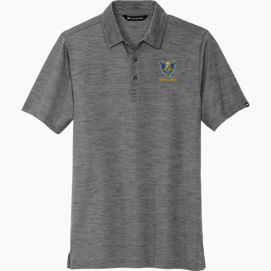 Greenfield Central Cougars Online Store <span class="pdp-name-mascot">Greenfield-Central Cougars</span> TravisMathew Men's Auckland Slub Polo