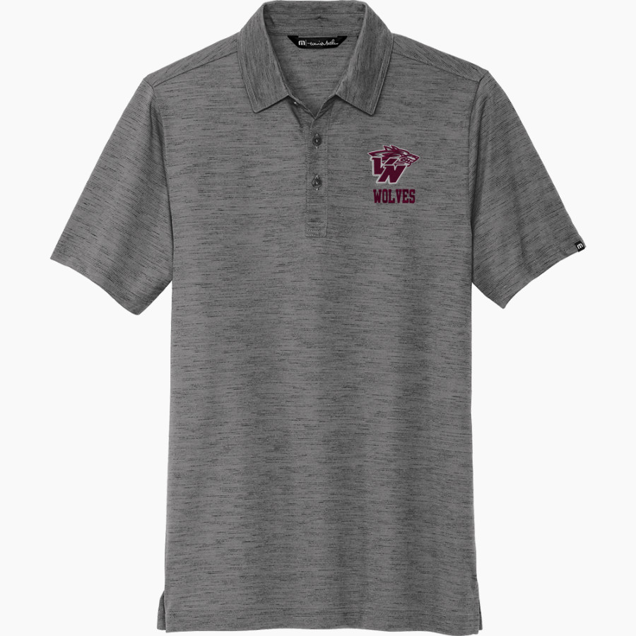 VAN NUYS HIGH SCHOOL WOLVES <span class="pdp-name-mascot">VAN NUYS WOLVES</span> TravisMathew Men's Auckland Slub Polo