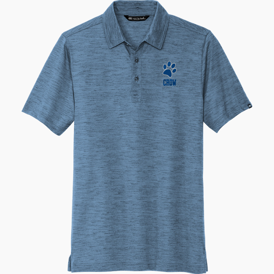 Crow Tigers <span class="pdp-name-mascot">Crow Middle School Tigers</span> TravisMathew Men's Auckland Slub Polo