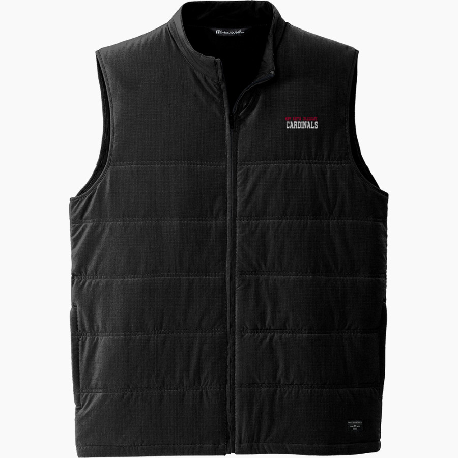Kipp Austin Collegiate Cardinals TravisMathew Men's Cold Bay Vest