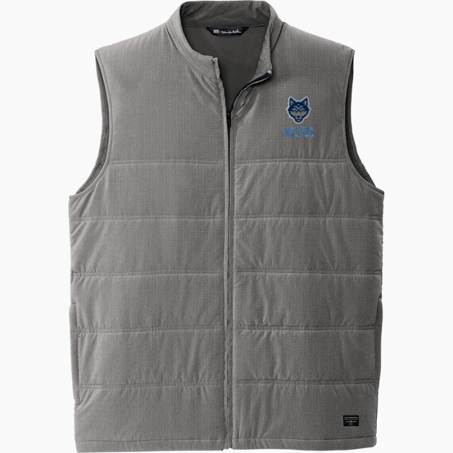 Sun Prairie West Wolves <span class="pdp-name-mascot">Sun Prairie West High School Wolves</span> TravisMathew Men's Cold Bay Vest