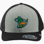 Delta College Pioneers <span class="pdp-name-mascot">Delta College Athletics Pioneers</span> TravisMathew Cruz Colorblock Trucker Cap Front Thumbnail