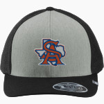 SAN ANGELO CENTRAL HIGH SCHOOL BOBCATS <span class="pdp-name-mascot">SAN ANGELO BOBCATS</span> TravisMathew Cruz Colorblock Trucker Cap Front Thumbnail