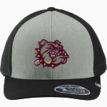 KING'S FORK HIGH SCHOOL BULLDOGS <span class="pdp-name-mascot">KINGS FORK BULLDOGS</span> TravisMathew Cruz Colorblock Trucker Cap Front Thumbnail