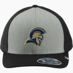 LUCAS CHRISTIAN ACADEMY WARRIORS TravisMathew Cruz Colorblock Trucker Cap Front Thumbnail