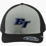 Bartram Trail Bears TravisMathew Cruz Colorblock Trucker Cap Front Thumbnail