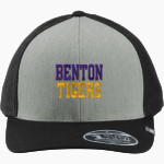 BENTON HIGH SCHOOL TIGERS TravisMathew Cruz Colorblock Trucker Cap Front Thumbnail