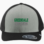 GREENDALE HIGH SCHOOL PANTHERS <span class="pdp-name-mascot">GREENDALE PANTHERS</span> TravisMathew Cruz Colorblock Trucker Cap Front Thumbnail