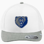 Bartram Trail Bears TravisMathew Cruz Colorblock Trucker Cap Front Thumbnail