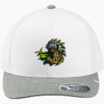 Plaisance Indians TravisMathew Cruz Colorblock Trucker Cap Front Thumbnail