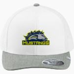 Mahone Mustangs TravisMathew Cruz Colorblock Trucker Cap Front Thumbnail
