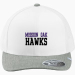 MISSION OAK HIGH SCHOOL HAWKS <span class="pdp-name-mascot">MISSION OAK HAWKS</span> TravisMathew Cruz Colorblock Trucker Cap Front Thumbnail