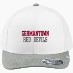 Germantown Red Devils <span class="pdp-name-mascot">Germantown Red Devils</span> TravisMathew Cruz Colorblock Trucker Cap Front Thumbnail