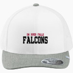 UW River Falls Falcons <span class="pdp-name-mascot">UW River Falls Falcons</span> TravisMathew Cruz Colorblock Trucker Cap Front Thumbnail