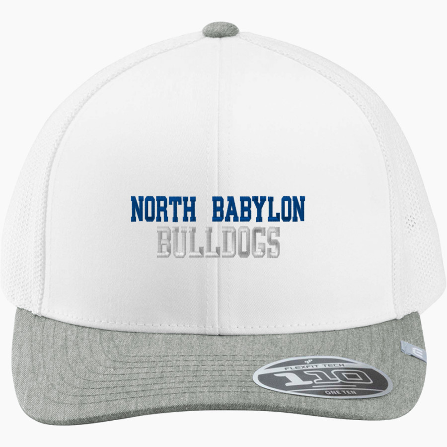 NORTH BABYLON HIGH SCHOOL BULLDOGS TravisMathew Cruz Colorblock Trucker Cap
