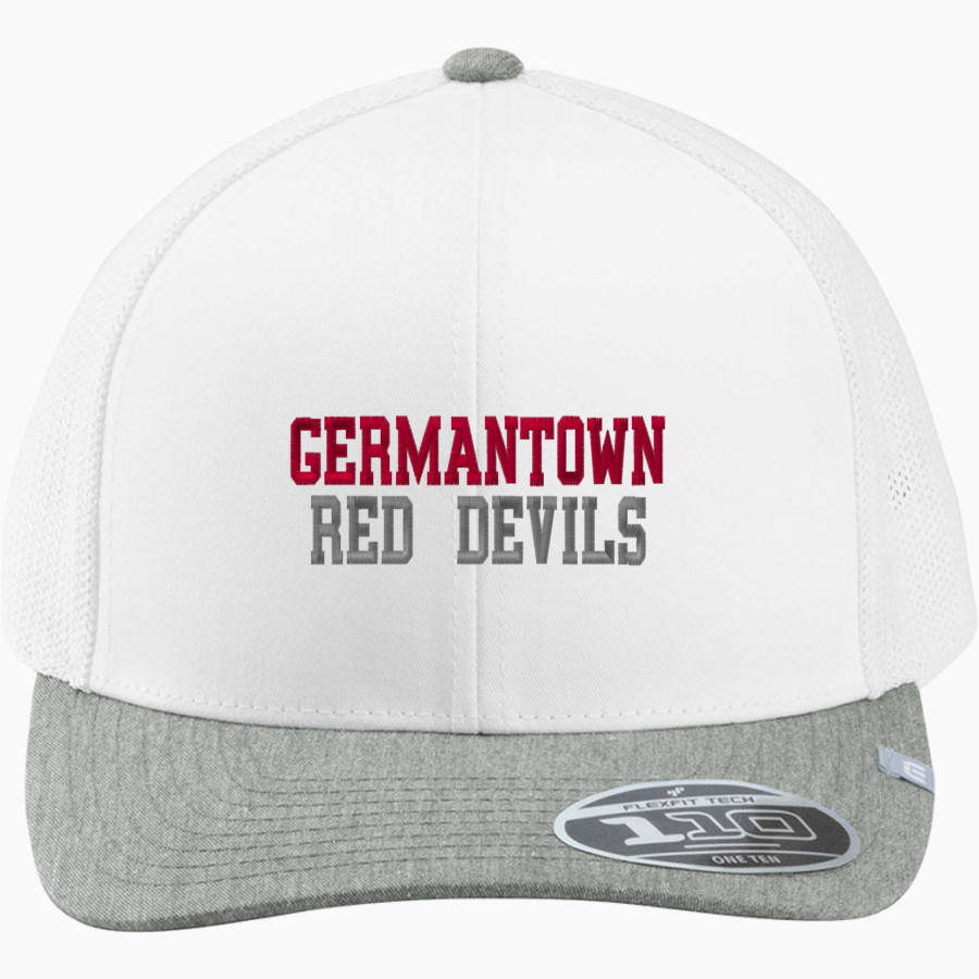 Germantown Red Devils <span class="pdp-name-mascot">Germantown Red Devils</span> TravisMathew Cruz Colorblock Trucker Cap