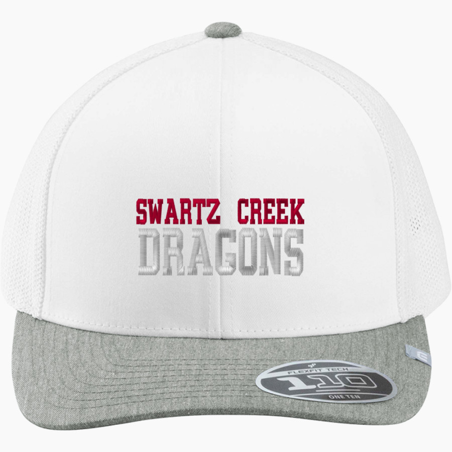 SWARTZ CREEK HIGH SCHOOL DRAGONS TravisMathew Cruz Colorblock Trucker Cap