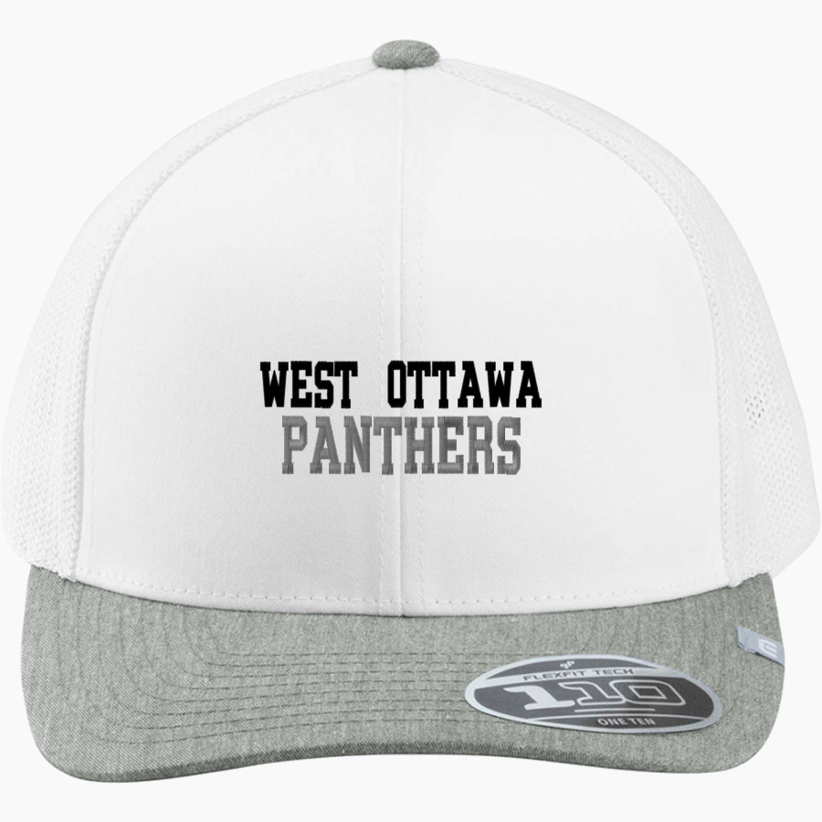 West Ottawa Panthers <span class="pdp-name-mascot">West Ottawa Panthers</span> TravisMathew Cruz Colorblock Trucker Cap
